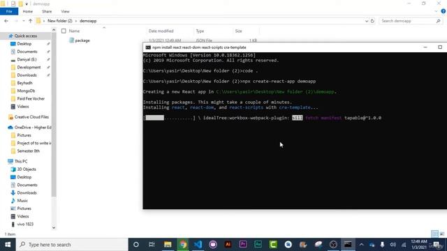 1 - How to start work on react js - Starting a react project from scratch смотреть онлайн