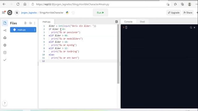 Programmering i Matematik med Python - Del 2: Villkor смотреть онлайн