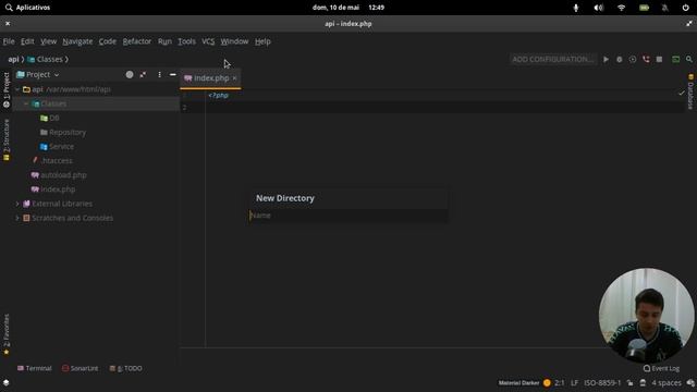 API REST com PHP 7.4.x e sem Framework #2 - Estrutura da aplicação(diretórios, .htacesss, etc..) смотреть онлайн