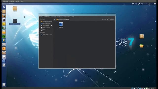 Ubuntu mit Windows 7 Thema смотреть онлайн