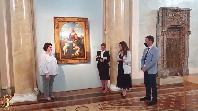 Hermitage Online. Рафаэль Санти «Прекрасная Садовница». Церемония открытия смотреть онлайн