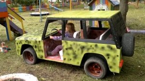 машина из дерева своими руками для детской площадки