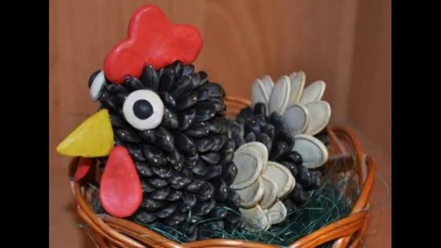 поделки из семечек / поделки своими руками смотреть онлайн