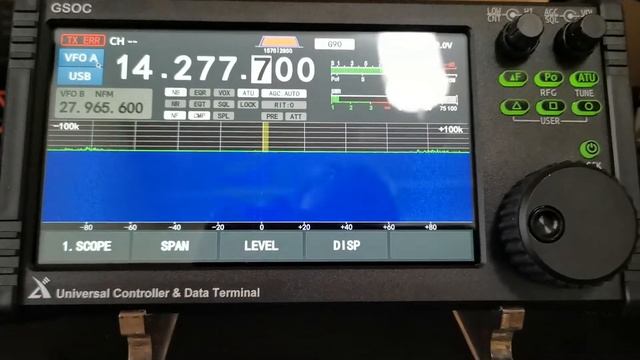 Working LY4A with the XieGU G90 connected to the GSOC touch screen remote controller.. смотреть онлайн