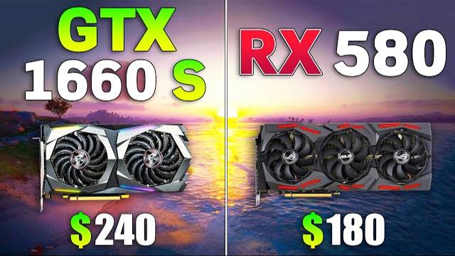 GTX 1660 SUPER vs RX 580 Test in 10 Games смотреть онлайн