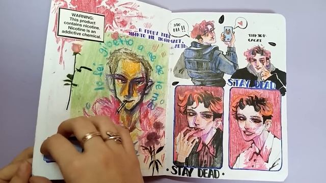 обзор на скетчбук // sketchbook tour смотреть онлайн