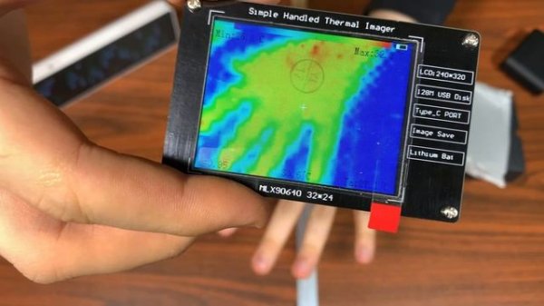 Обзор на тепловизор MLX90640