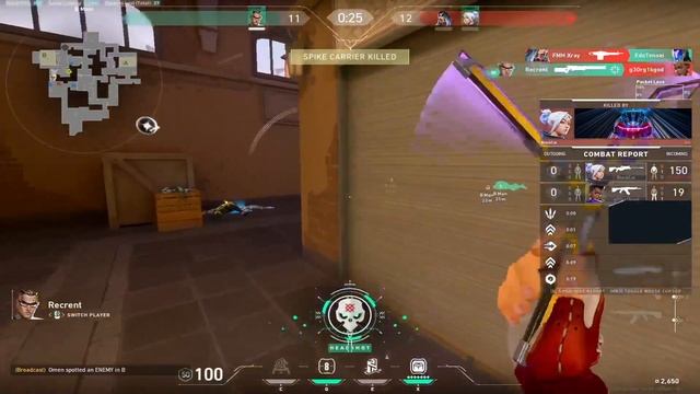 Хайлайты pa1ka с шоу-матча стримеров | Valorant GMT Esports смотреть онлайн