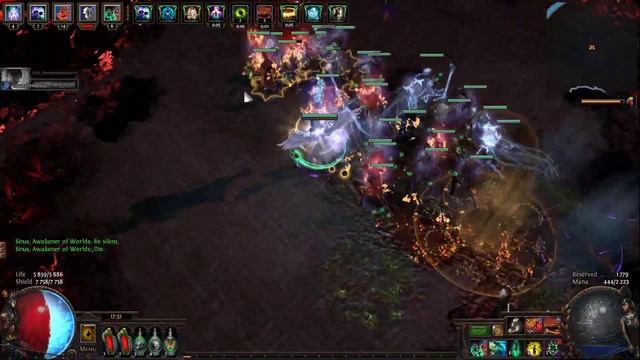 Path of Exile 3.9 Sirus, Awakener of Worlds Max Tier Fight. Baron Necromancer смотреть онлайн