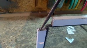 Ремонт москитной сетки за копейки!