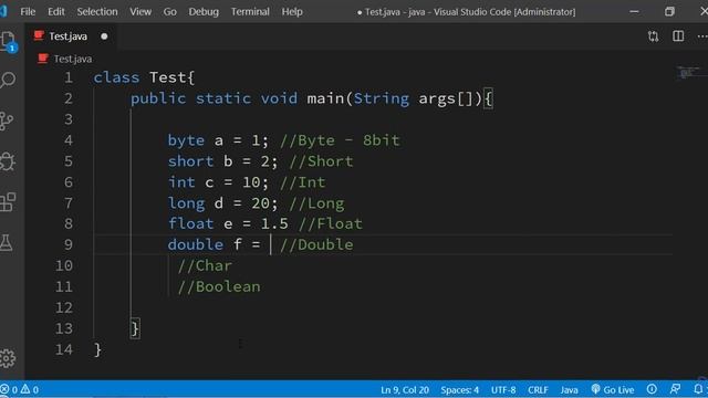 Java-12- Data Types in Java || Java Programming Tutorial смотреть онлайн