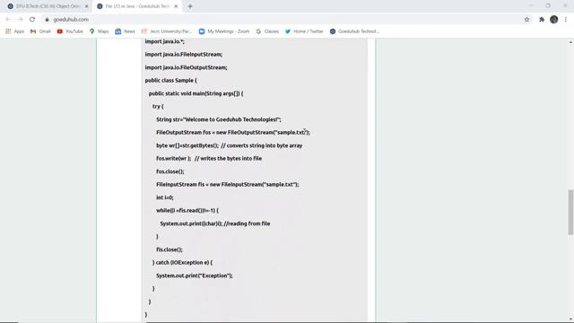 File I/O in Java |Java I/O with examples смотреть онлайн