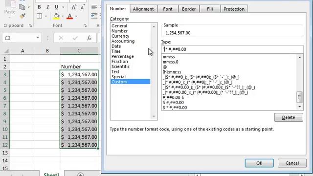 How to format numbers in MS Excel explained in Khmer смотреть онлайн
