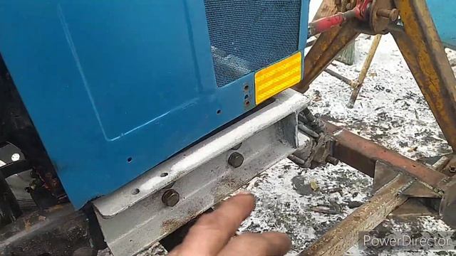 Мтз80. Передняя навеска. Испытания.