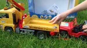 Эвакуатор Bruder ОБЗОР - Bruder Man Tow Truck Review