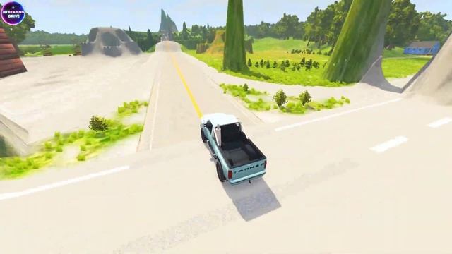 Epic High Speed Series Car & Monster Trucks Massivew Speed Bumps Deep Lava Fail - HT Beamng Drive смотреть онлайн
