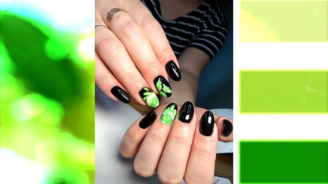 Лаймовый ФЛЕШмоб. Трендовый дизайн ногтей 2022. Стемпинг и текстура смотреть онлайн