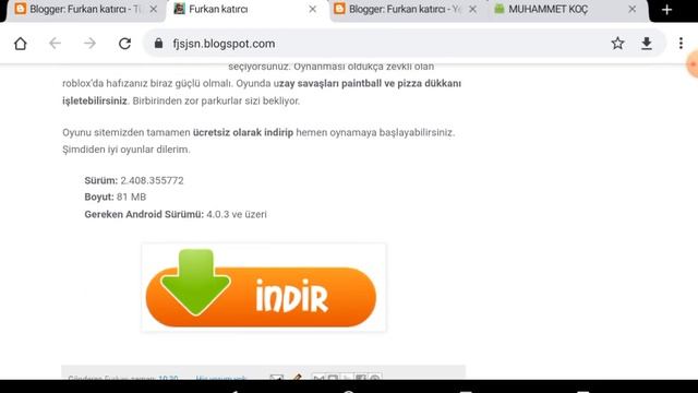 ROBLOX APK NASIL İNDİRİLİR [LİNKLİ] ? смотреть онлайн