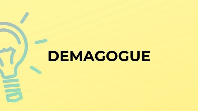 What is the meaning of the word DEMAGOGUE? смотреть онлайн