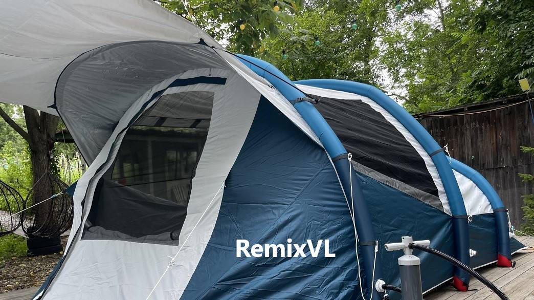 Магазин RemixVL: Видео обзор Надувная Палатка Base Air Seconds 4.1 от Decathlon