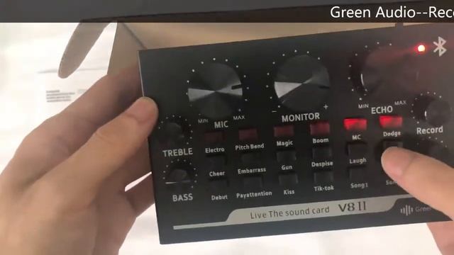 Звуковая карта ( аудиоинтерфейс ) Green Audio GAX-V8М смотреть онлайн