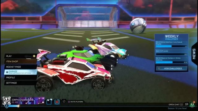 Nothing To White Dominus in 30 days! Day 1 (Rocket League) смотреть онлайн