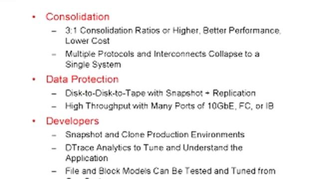 Oracle Openworld 2010 Unified ZFS Storage 7000 part 1 of 2 смотреть онлайн