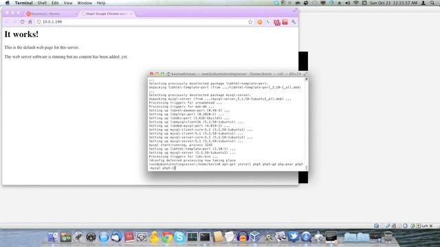 LAMP (Linux, Apache, MySQL, PHP) and Mail server tutorial смотреть онлайн