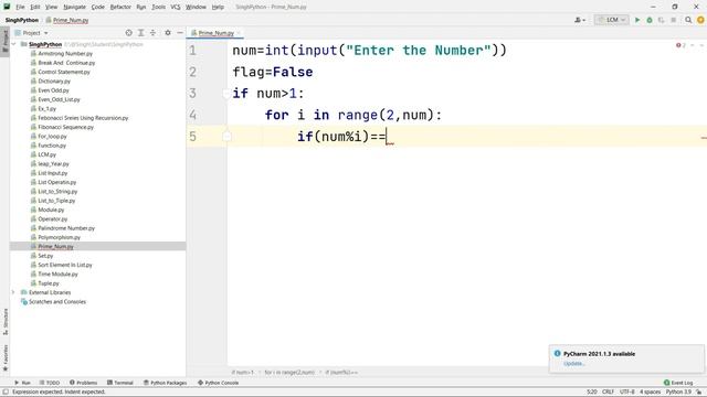 Prime Number in Python смотреть онлайн