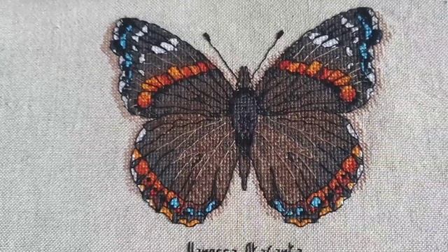 219 Готовая работа Бабочка Papilio Machaon от Рукодельных забав. Все отшитые бабочки? смотреть онлайн