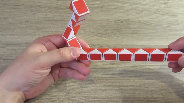 ЛЕБЕДЬ ? из змейки Рубика - схема сборки. Фигура №16 смотреть онлайн