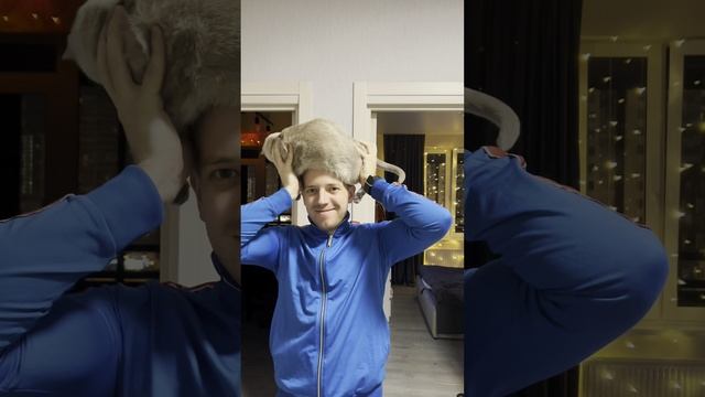 Меховая шапка, шерстяная