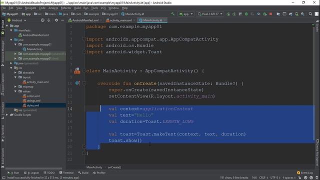 Android & Kotlin || Toast смотреть онлайн