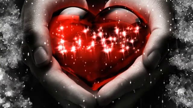 Футаж с сердечками. Валентинка. Фоновый футаж. Видеофон. Сердце с нидписью LOVE. смотреть онлайн