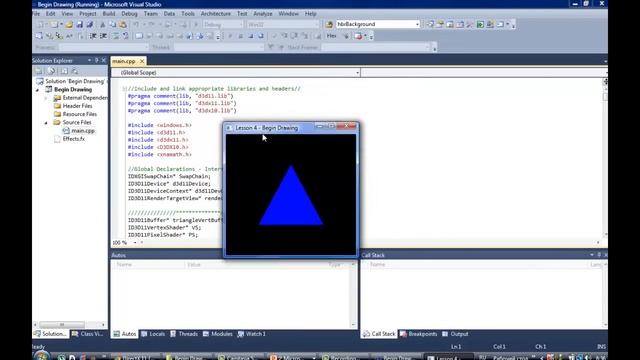 DirectX 11 SDK (C++) - Урок 1 смотреть онлайн