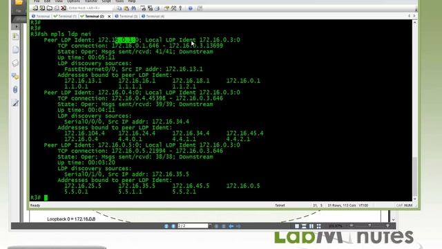 LabMinutes# SP0001 - Cisco MPLS Basic LDP (Part 1) смотреть онлайн