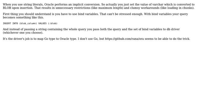 Databases: How to insert big blob data in Oracle? (2 Solutions!!) смотреть онлайн