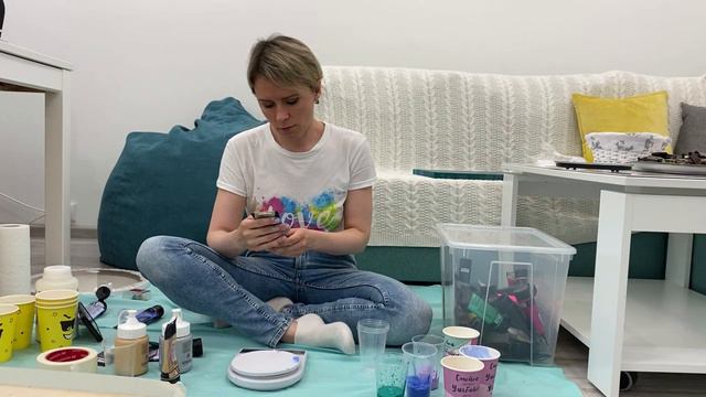 Трансформационный мастер-класс по работе с жидким акрилом Fluidart