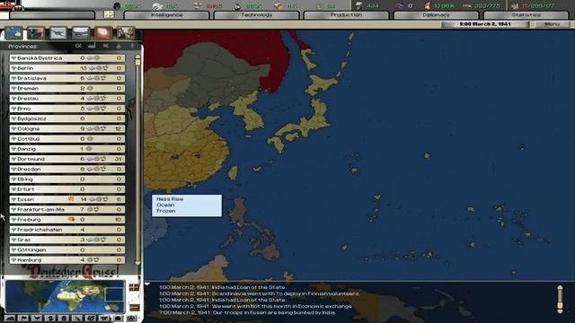 Let's play Hearts of Iron II Doomsday Mod '33- Germany part 53 смотреть онлайн