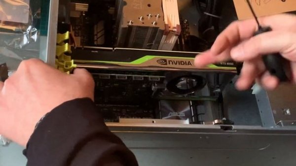 Installing Quadro Sync II Card for LED Wall Virtual Production