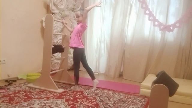 тренировка по художественной гимнастике дома продвинутый уровень #гимнастика #тренировка смотреть онлайн