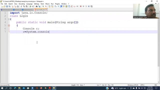 Reading password in JAVA, BY:-NEERAJ KUMAR SINGH #password #input смотреть онлайн