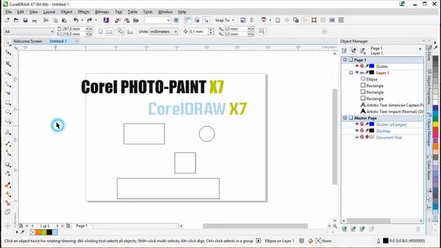 Stefan Lindblad Center everything in CorelDRAW X7 смотреть онлайн