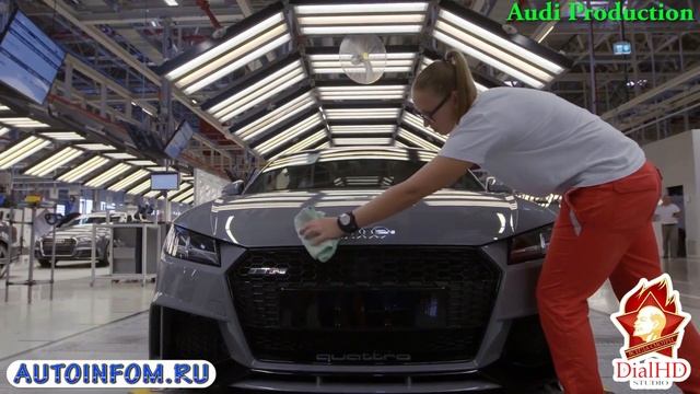 Производство новых автомобилей Ауди смотреть онлайн