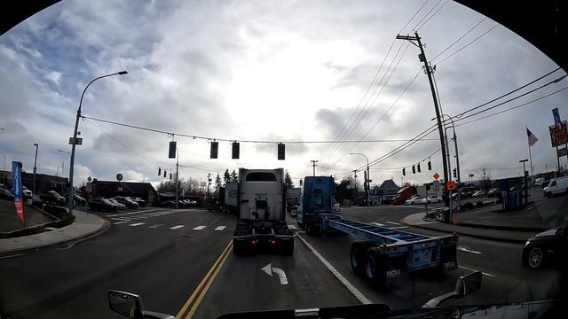 Дальнобой по Америке,Перегрузка в Такоме.Горный перевал штата Вашингтон смотреть онлайн