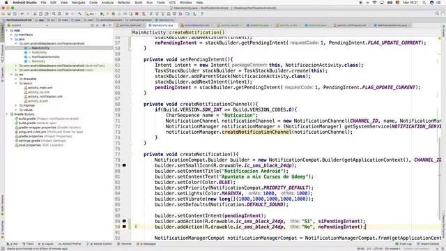 Tutorial Crear Notificación Android Estudio. Parte 3. Botones смотреть онлайн
