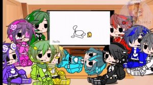 Among Us Rodamrix characters react (Original)Gacha Club ||CRINGE||