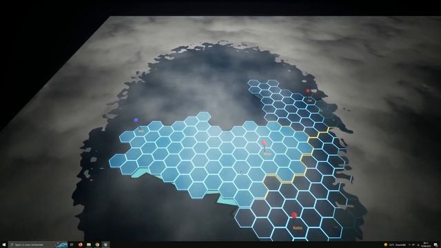 Unreal Engine - Hexgrid Strategy Game Interactive Map (Turne-based Game or RTS Game) смотреть онлайн