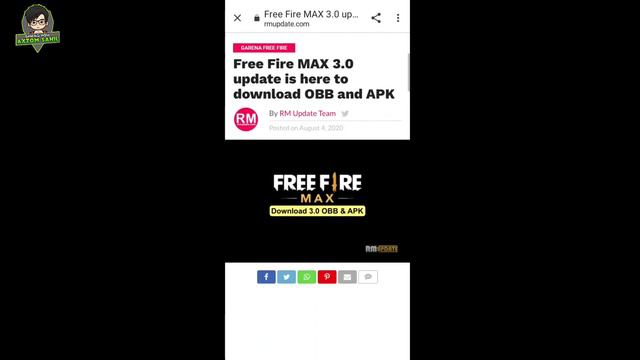 Free Fire MAX 3.0 update is here to download OBB and APK😱 How To Download FREE FIRE MAX Android || смотреть онлайн