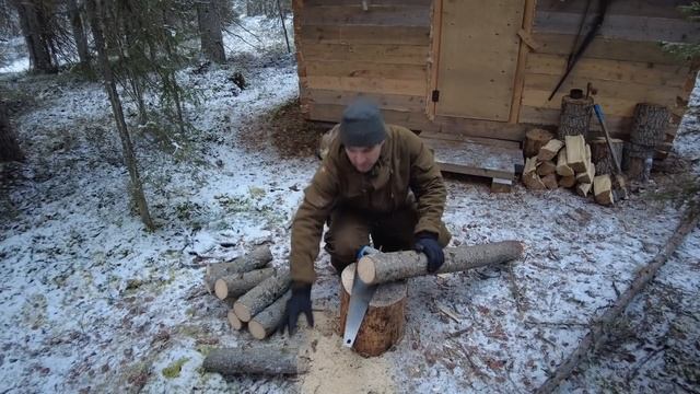 Поход в лес на 3 дня. Нашел избу 1987 года постройки. Жизнь в лесу. Добрые походы смотреть онлайн